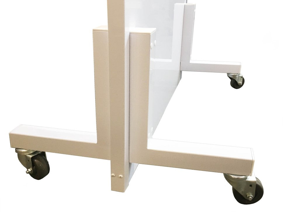 Legs and Caster Wheels for Mobile Lead Radiation Barrier